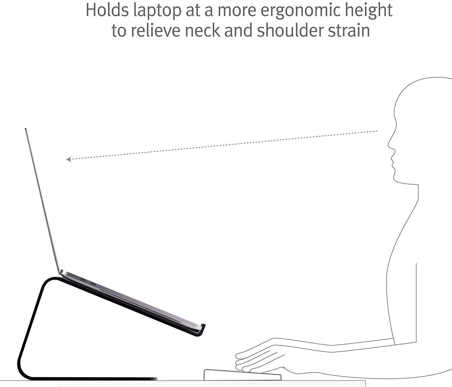 Twelve South Curve for MacBooks and Laptops | Ergonomic desktop cooling stand