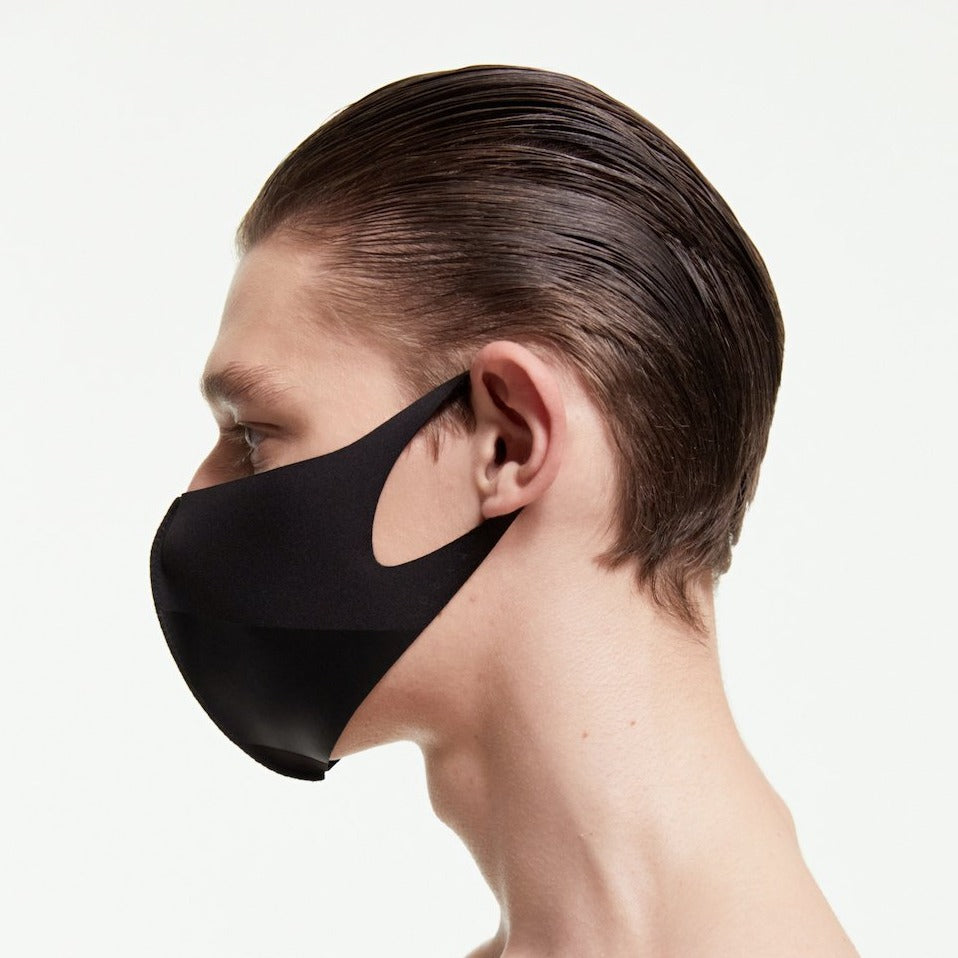 LOOKA MASK Protective Washable and Reusable Air Mask - BLACK PRISM BLACK (Made in Korea)