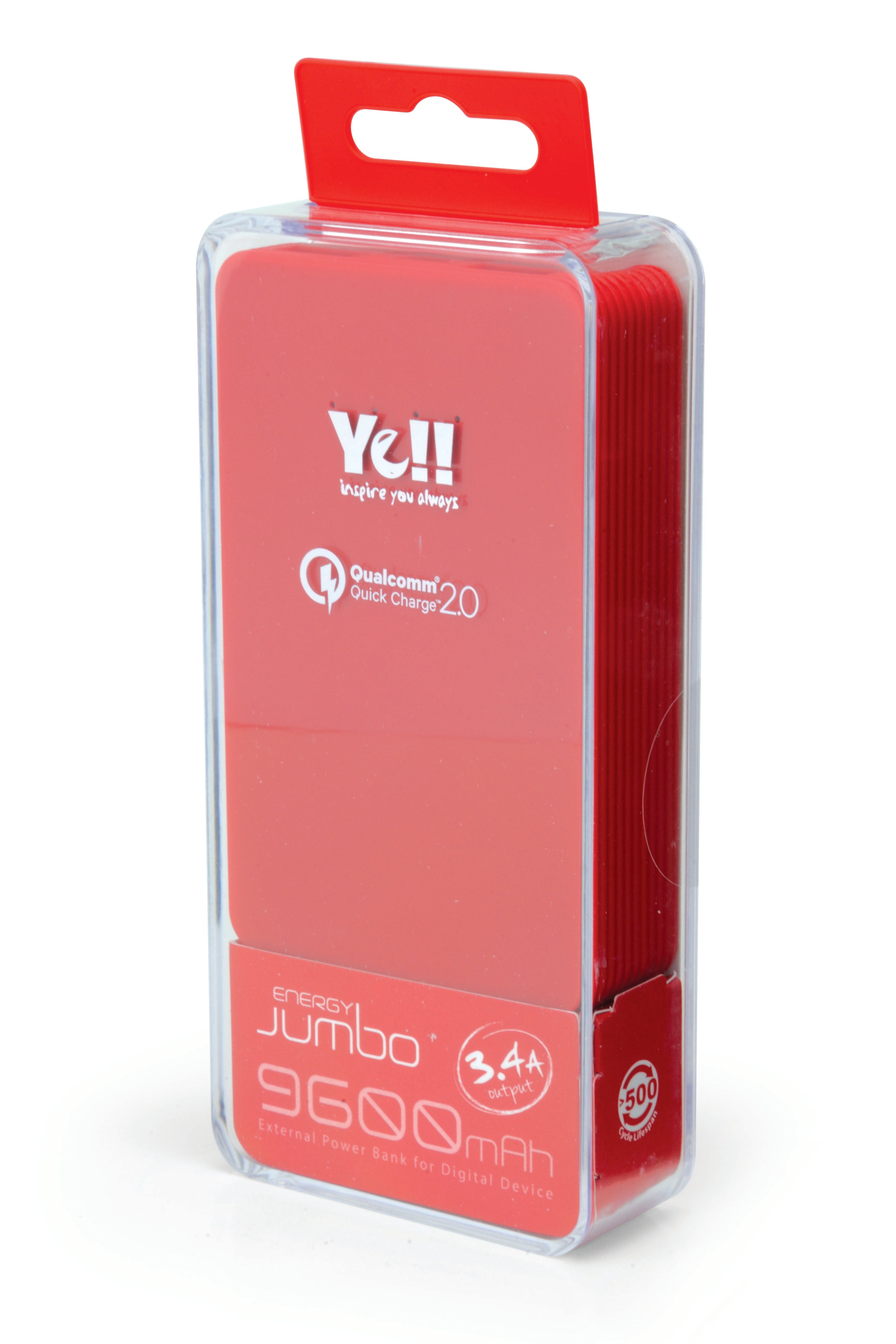 Ye!! Energy Jumbo 9600mAh (Quick Charge2.0) - Ante Shop