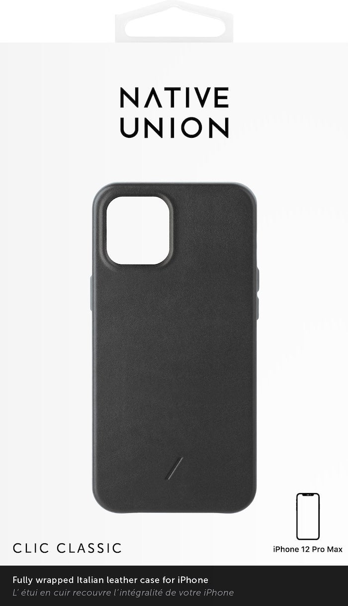 Native Union Clic Classic Leather - iPhone 12 Pro Max