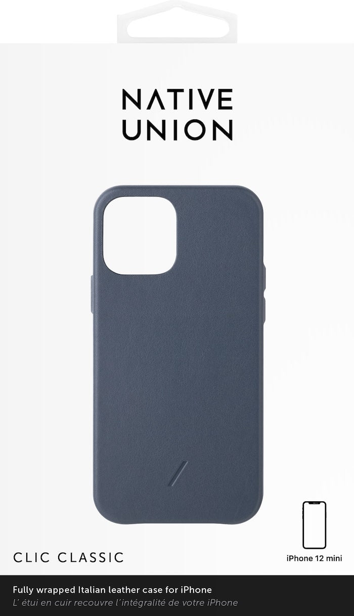 Native Union Clic Classic Leather - iPhone 12 Mini