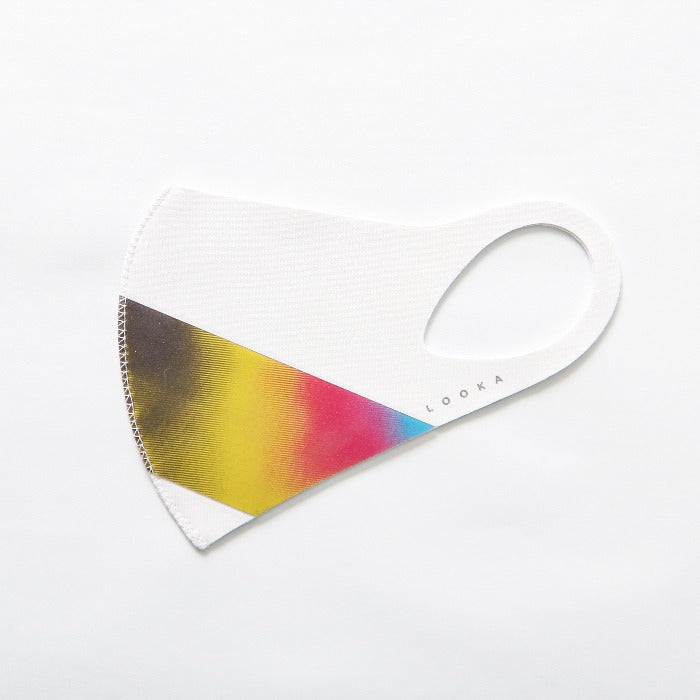LOOKA MASK Protective Washable and Reusable Air Mask - Holo Prism White (Made in Korea)
