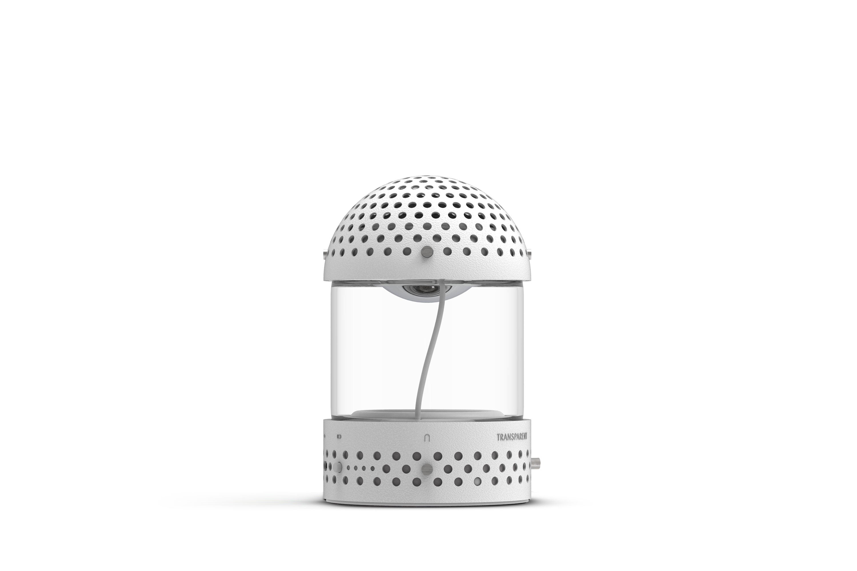 Transparent Light Speaker White