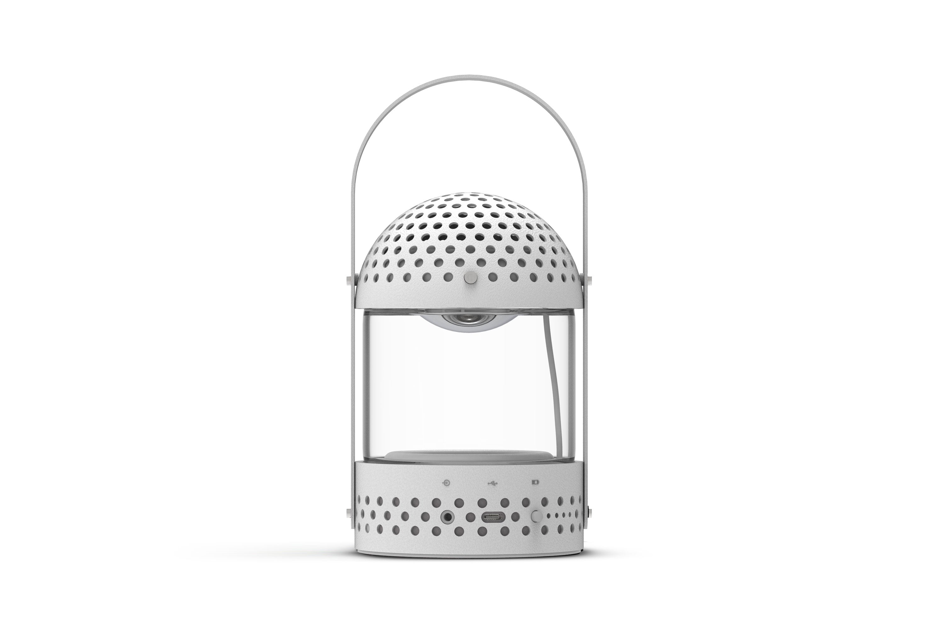 Transparent Light Speaker White