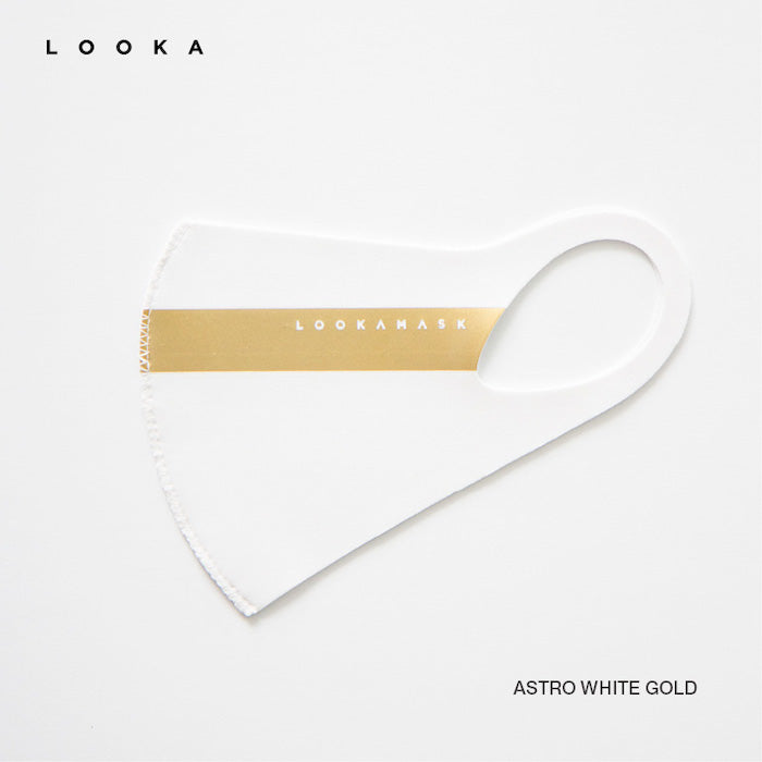 White Gold Looka Mask