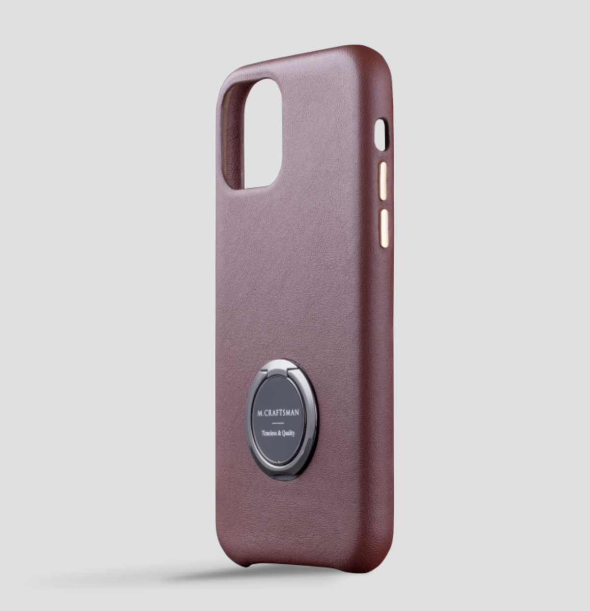 M.Craftsman WeaRing Leather Case for iPhone 11 Cases