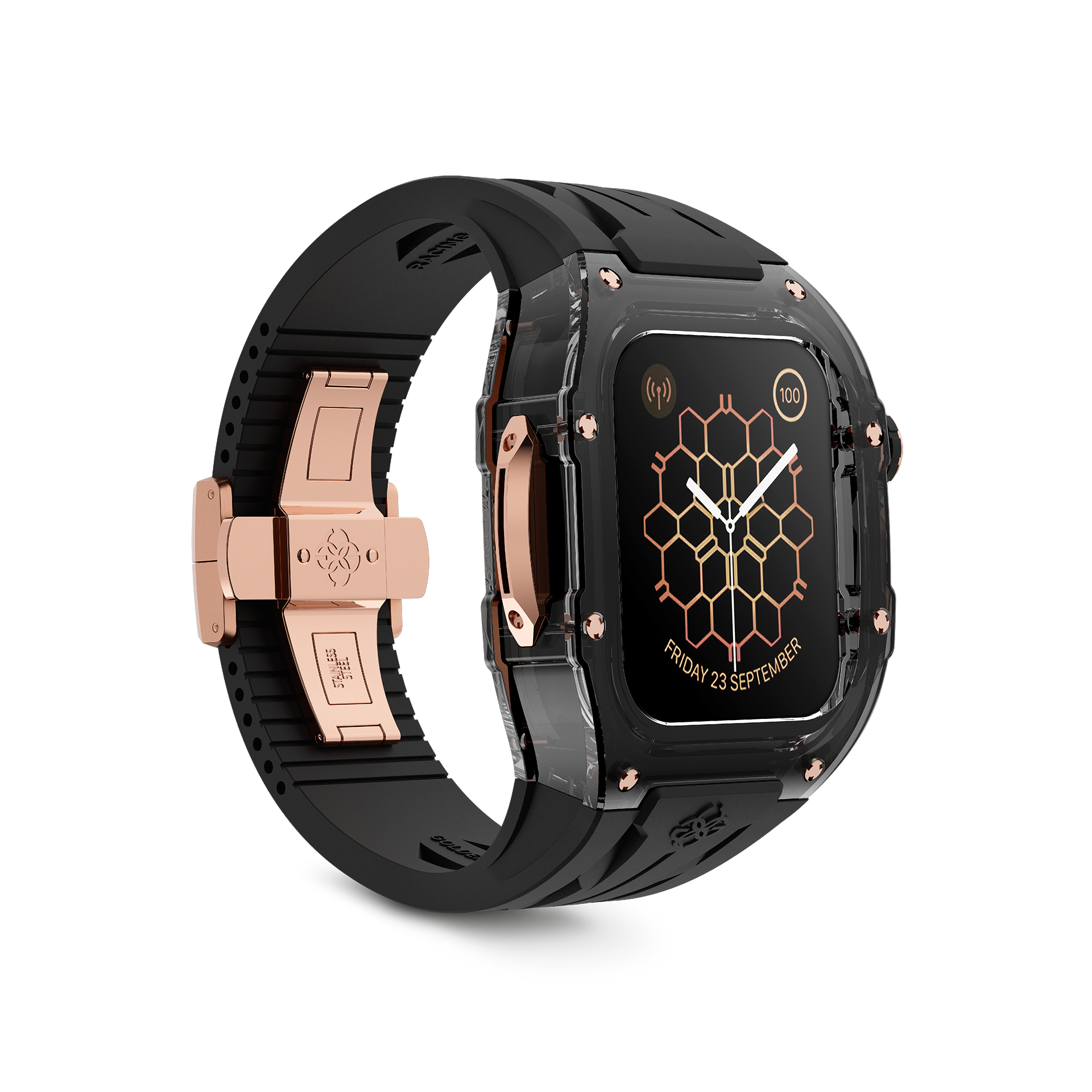 Golden Concept Apple Watch 45MM Case+Strap / Racing Sport