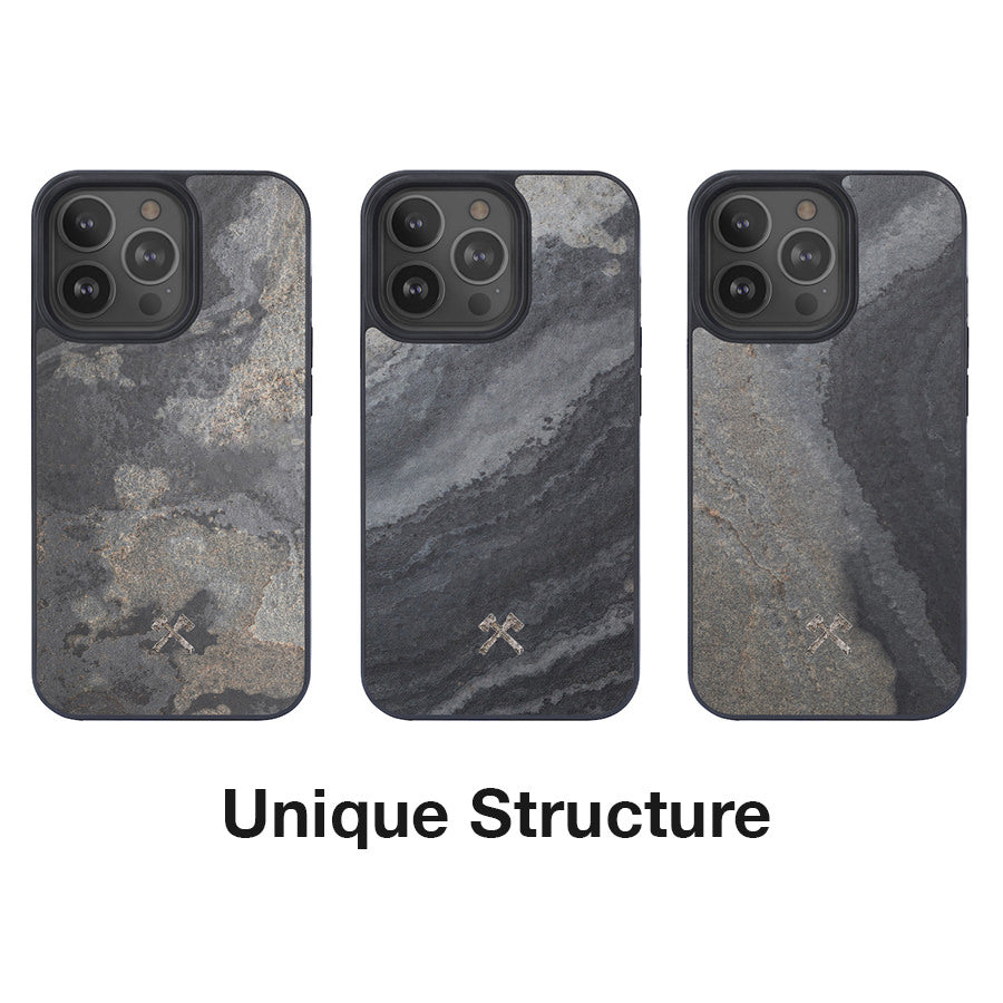 Woodcessories Camo Grey Stone Bumper Case Magsafe - iPhone 13 Pro /13 Pro Max